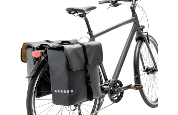 NEW LOOXS dubbele tas "Odense Double" 39 L (2x 19,5 L) 34x16x38cm, polyester