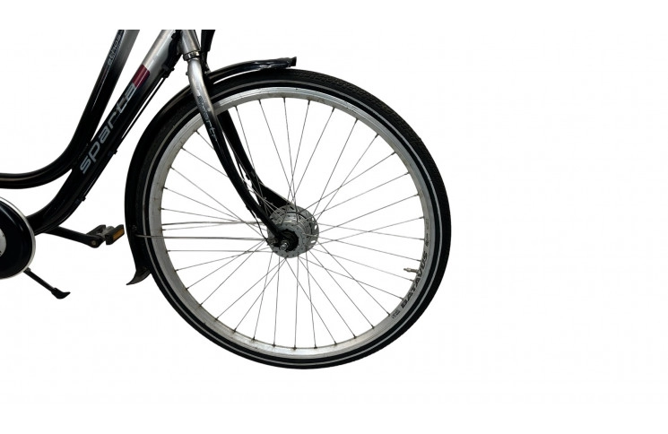 Damesfiets Sparta Athos 28"/50cm/Zwart-zilver