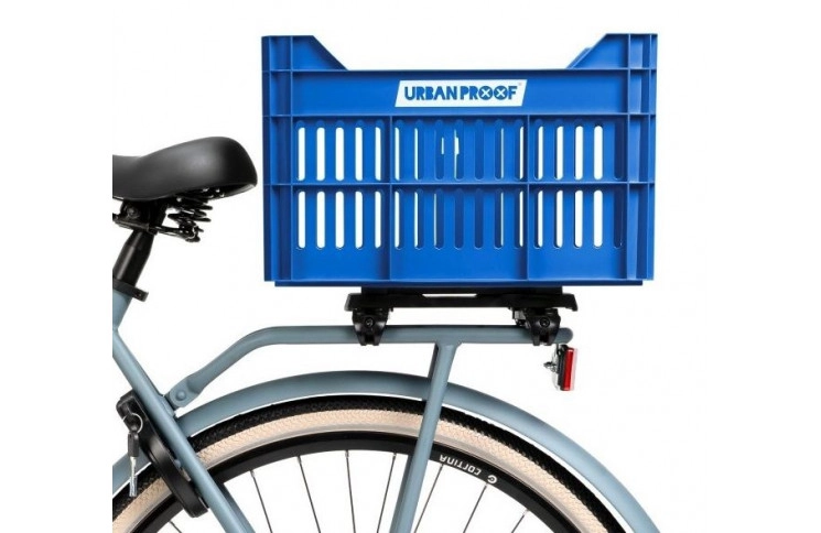 Recycled Bike Crate Urban Proof Click 30 Liters - Royal Blue