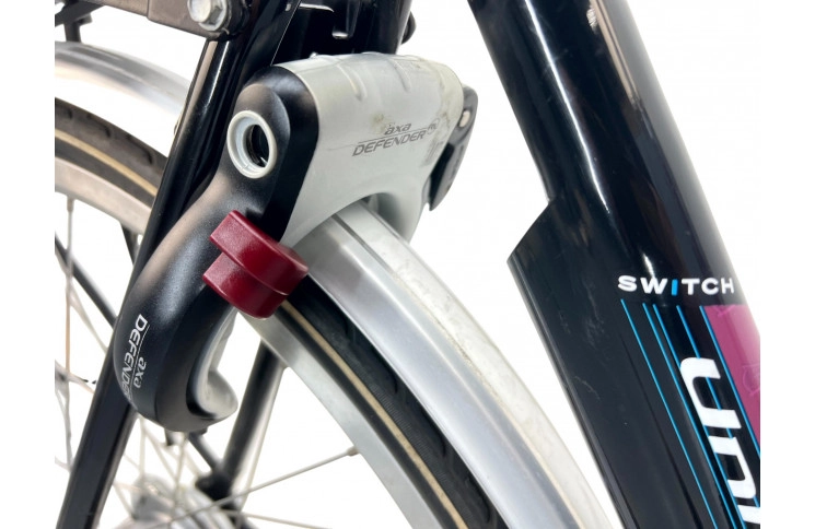 Damesfiets Union Cwitch 28"/54cm/Zwart-grijs