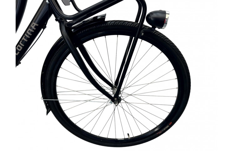 Damesfiets Cortina 28" L/57 zwart matt W/N