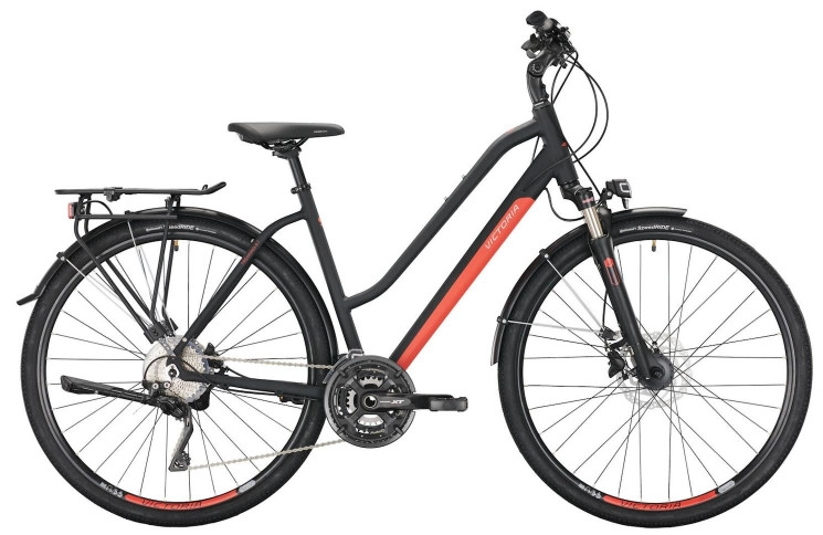 VICTORIA Trekkingfiets Trekking 8.7 28"/51cm-M/30/diepzwart mat/02980209