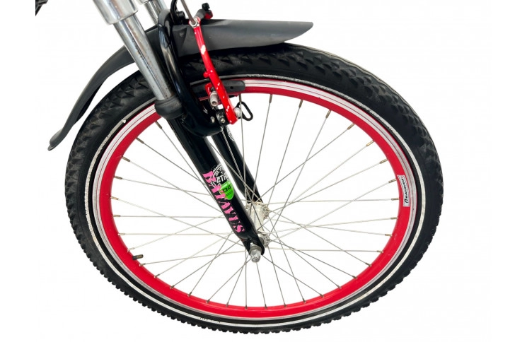 Jongensfiets Batavus Snake J/al/zwart/24/stad/f38