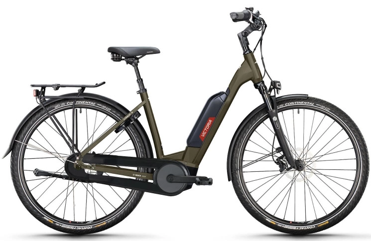 VICTORIA Elektrische trekkingfiets Cysalo 9 №1 28"/56cm/7/warm antraciet/02920027