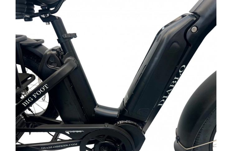 DIABLO E-BIKE, BIG FOOT, MATT-BLACK, 2x 1000692 ACCU 48V 10.4AH  499,2WH