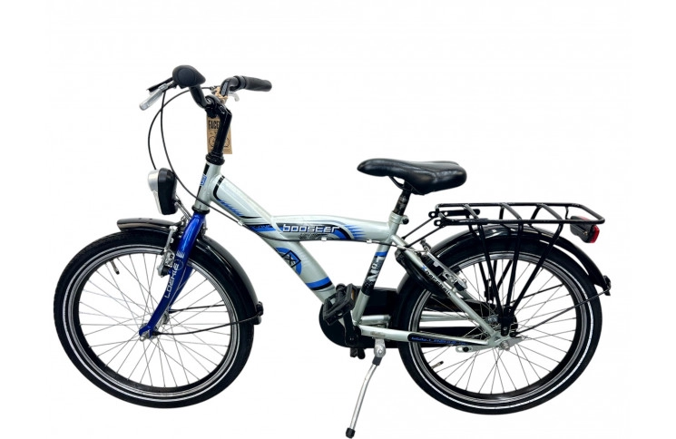 Jongensfiets Booster #1 J/st/grijs/20/stad/f33