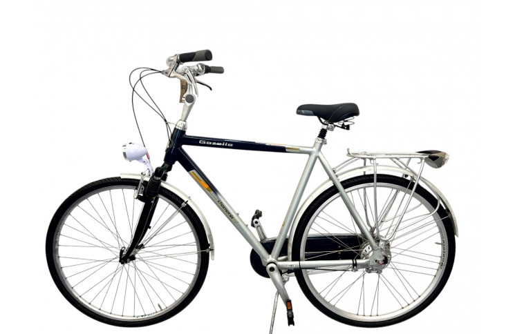 Men's bicycle Gazelle Chamonix 28" 58 cm grey/blue