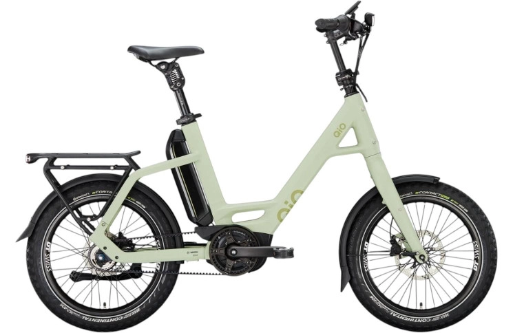 QiO Elektrische compactfiets EINS P-5 №1 20"/48cm/5/licht olijf mat/02652044