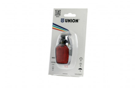 Union UN-4307 LED Rear Light, Black Battery