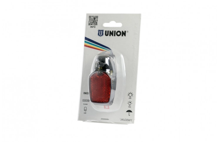 Union UN-4307 LED Rear Light, Black Battery