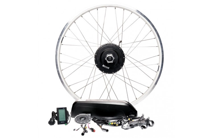 Bafang 250W achterwielmotor ombouwset LCD display met frame accu