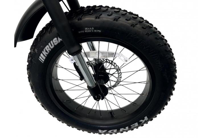 E-BIKE DIABLO COOPER 20"/mat-zwart/15Ah 48V 720Wh