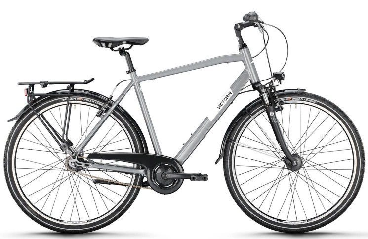 VICTORIA Trekkingfiets TREQANA 3 28"/51cm-M/8/asgrijs/02985513