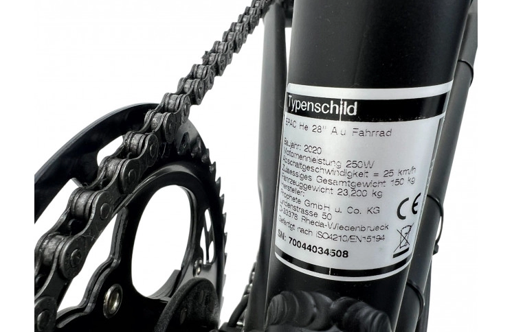 E-Bike 28" Prophete Urbanicer City, 55 cm