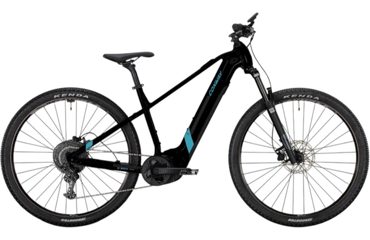 CONWAY Electric MTB Hardtail Cairon S 2.0 500 29"/53cm-XL/9/black metallic matt - turquoise metallic/02825677
