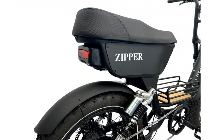 DIABLO E-BIKE, ZIPPER, 7SP SHIMANO, MATT BLACK, REAR SUSPENSION, 1000462 ACCU (15 Ah,48V,720 Wh)