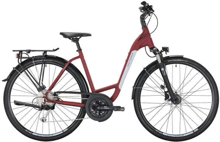 VICTORIA Trekkingfiets Trekking 6.7 28"/46cm-S/27/wijnrood mat/02979961