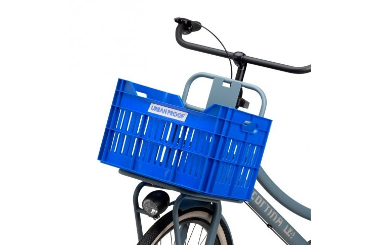 Recycled Bike Crate Urban Proof Click 30 Liters - Royal Blue