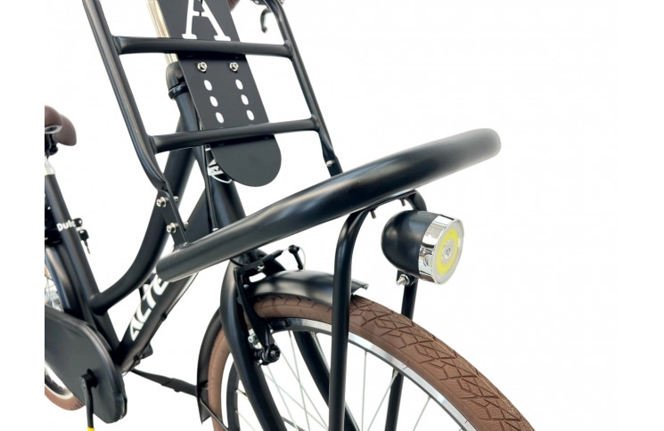 Meisjesfiets Altec Dutch 24"/43 cm/Mat Zwart/24225