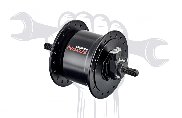 Revisie van dynamonaaf met volledige verversing van vet