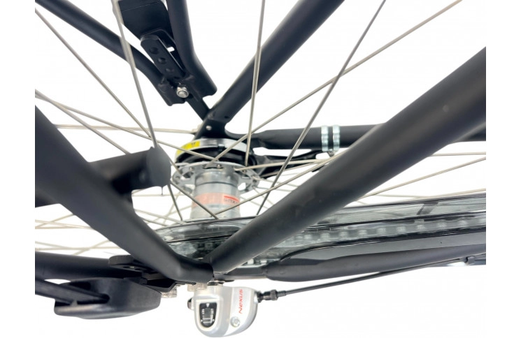 E-BIKE VOGUE BASIC, 3SP, 47CM, MATT-BLACK-BROWN, 36V/13Ah/45Nm/468Wh