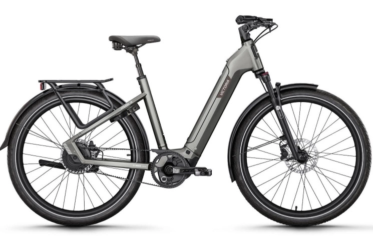 VICTORIA Elektrische trekkingfiets Utilyon 15 №1 28"/44cm/9/marmergrijs mat/02921140