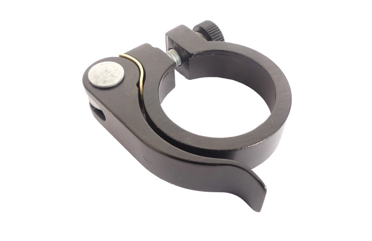 Zadelpenklem Ergotec SCQ-030 ø34,9 mm aluminium met snelspanner - zwart