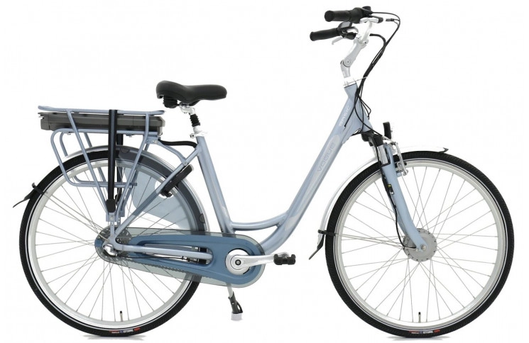 E-BIKE Vogue Basic 28"/47cm/zijde-blauw/36V 13Ah UART LG GRIJS
