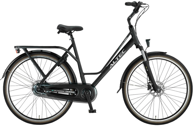 Damesfiets Altec Omega HYD 28"/50cm/N-7/mat-zwart
