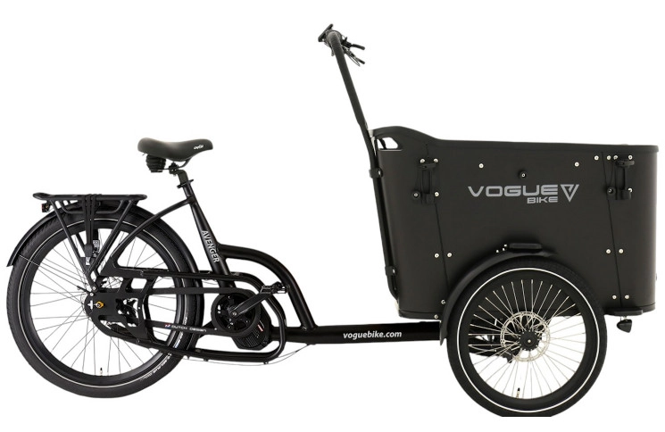 E-CARGO Vogue Avenger 8 28"/50cm/Matt-zwart/36V 15Ah 540Wh Ananda M100 LCD