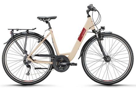 VICTORIA Trekkingfiets TREQANA 2 28"/56cm-L/24/grijsbeige mat/02986065