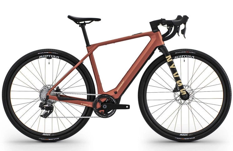 CONWAY Elektrische allroad Nyvon 12.0 28"/45cm-S/12/roestrood mat - terra mat/02830101