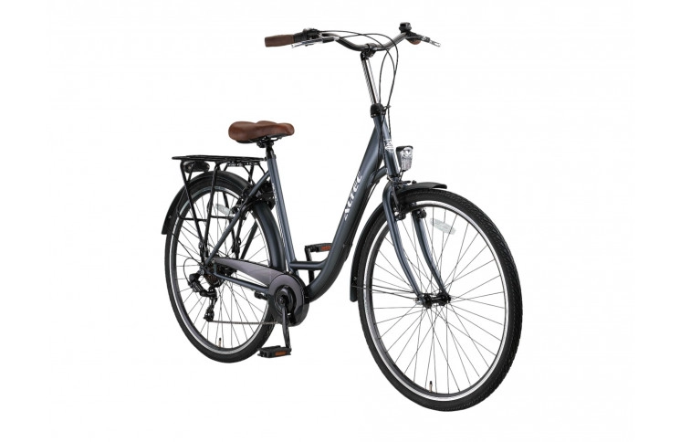 Damesfiets Altec Metro 28"/52cm/rook-grijs