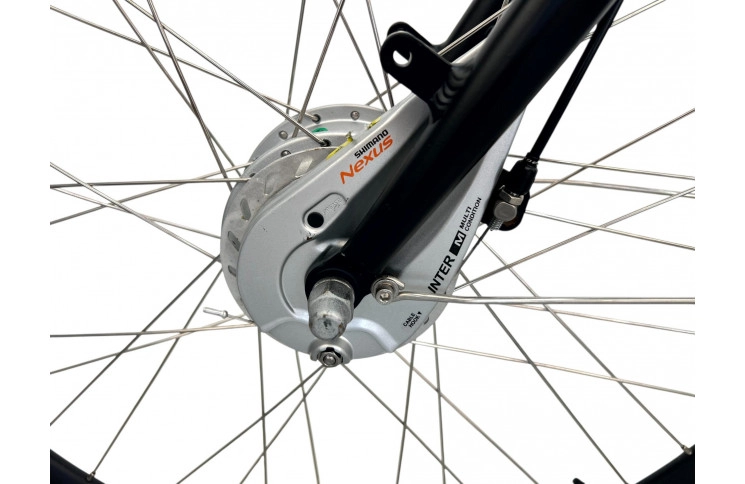 E-bike Damesfiets Black Bike 28"/57cm/zwart/(36V 10Ah 420Wh)