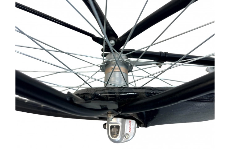 Herenfiets Cortina Man Silver 28"/50cm/blakc